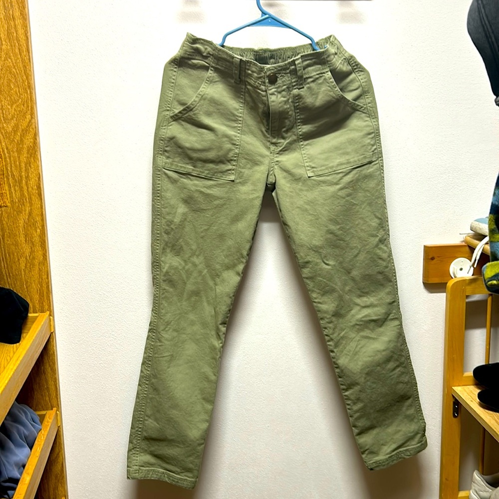 98% cotton cargo-ish pants.